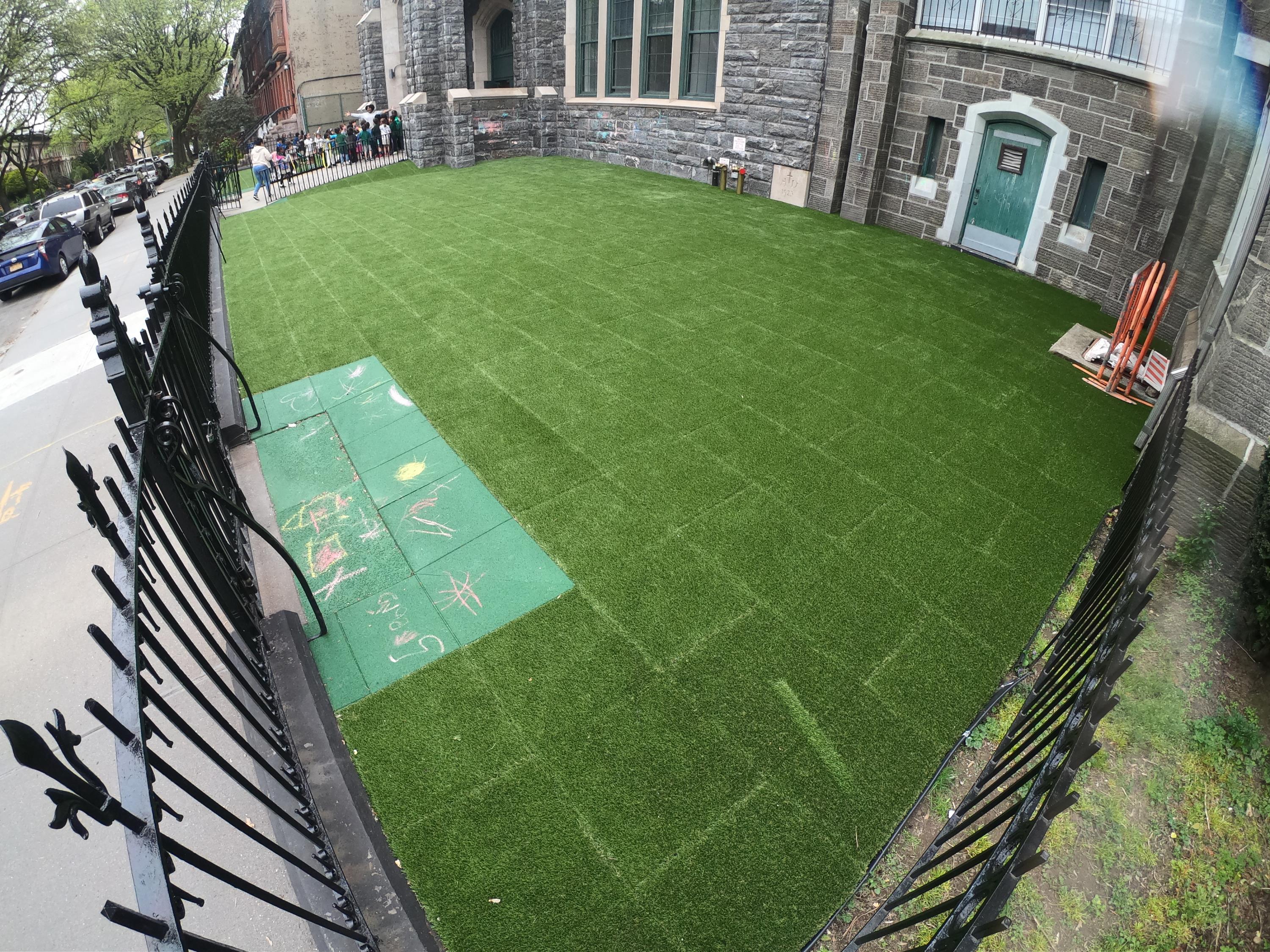 Brooklyn Charter School Recreational Area w/Unity Turf Tiles