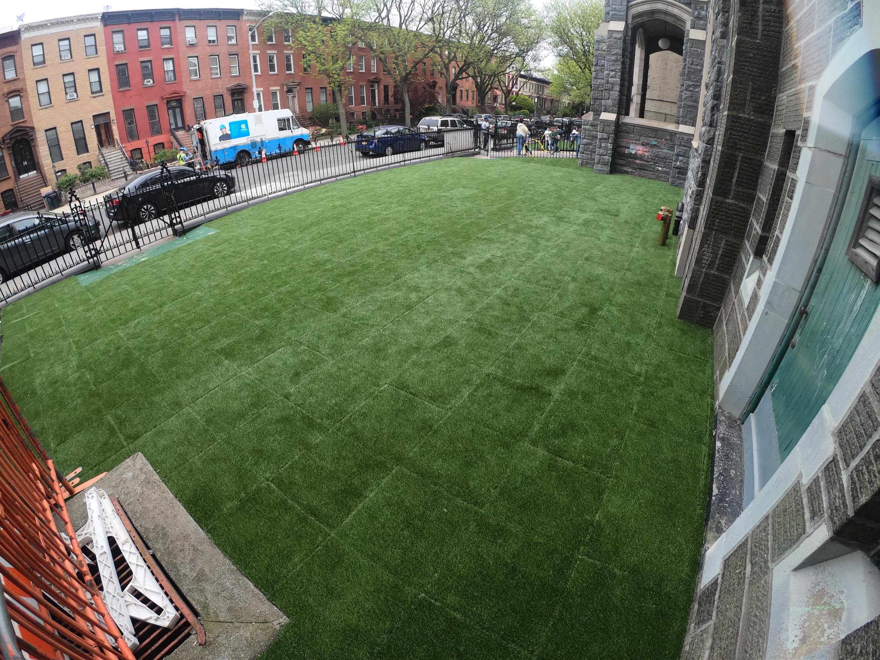 Brooklyn Charter School Recreational Area w/Unity Turf Tiles