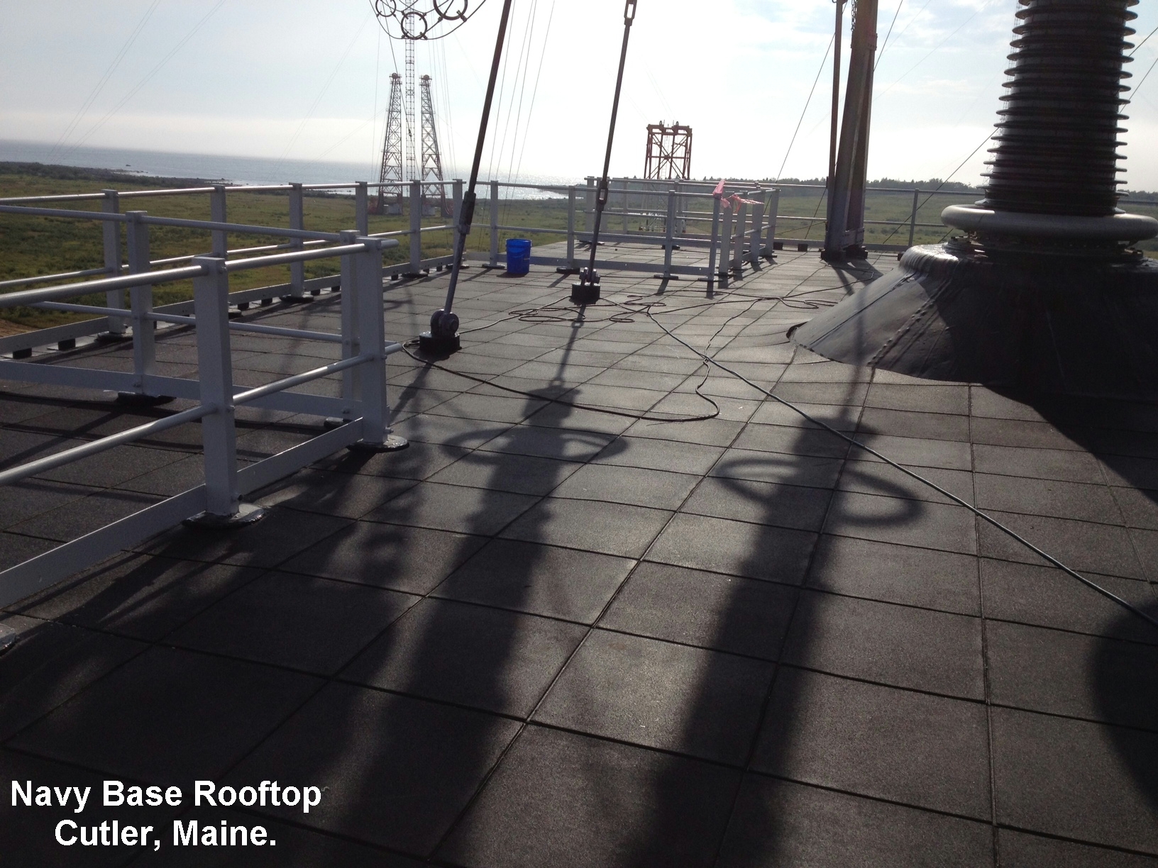 Dual Density Pave-Land Series Installed On This Rooftop Radio Tower